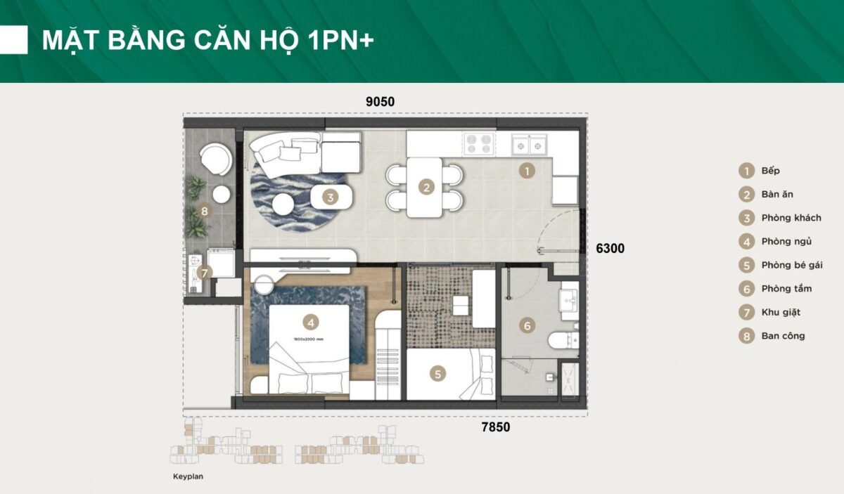 căn hộ 1pn