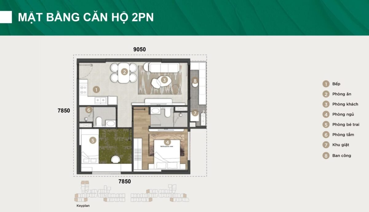 căn hộ 2pn