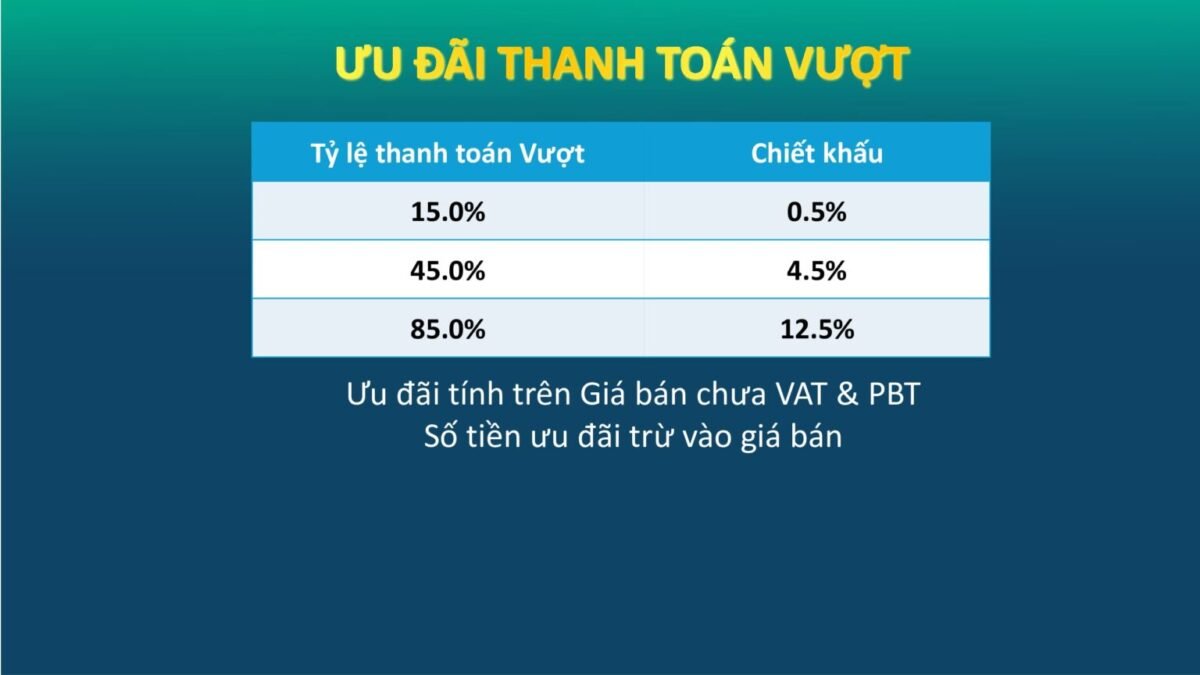 tiến độ thanh toán