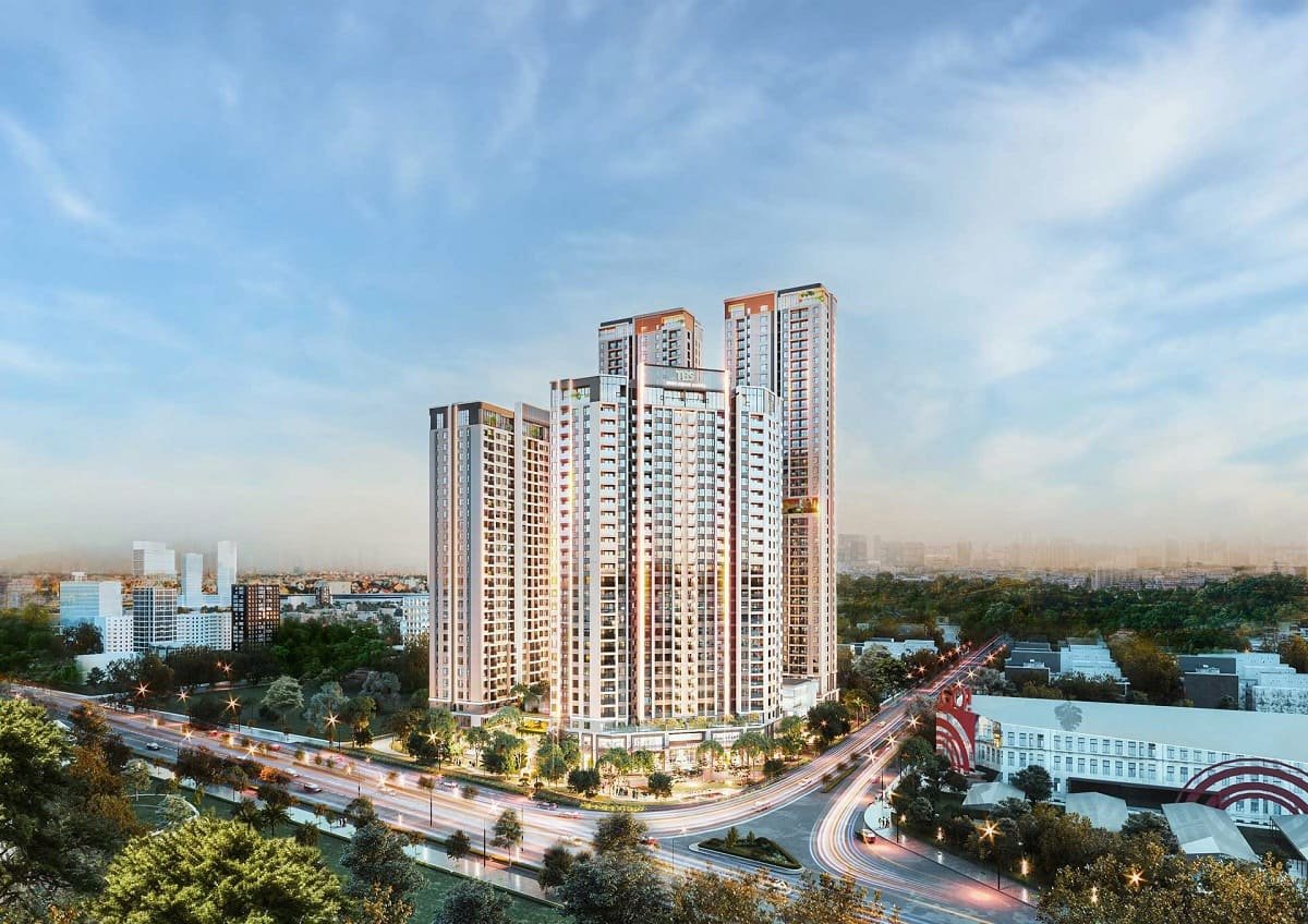 phối cảnh dự án green skyline