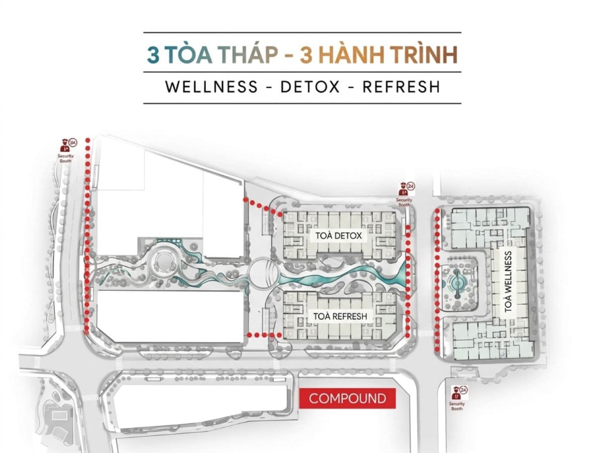 mặt bằng 3 tòa tháp dự án monrie saigon