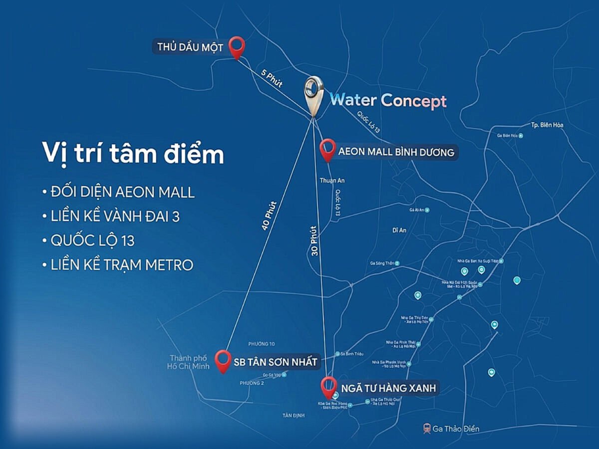 vị trí dự án monrie saigon