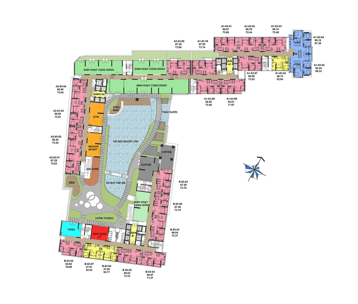 Thiết kế layout căn hộ Serena Riverside tối ưu diện tích sử dụng